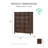 Moscote Solid Wood 6-Piece Bedroom Set-1000709608