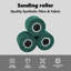 Sanding Roller Set Of 3 Brown Synthetic Fibres And Fabric-1483722029