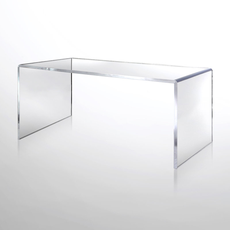 Table de bout l 24 po en acrylique transparent par Brayden Studio®