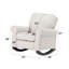 Chaise berçante en tissu