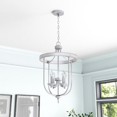 Lustre géométrique unique à 4 lumières Kingsley