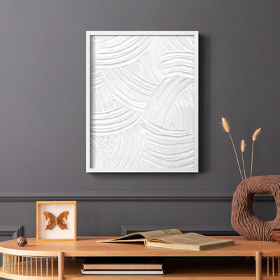 Sandstone Grooves I, reproduction encadrée - bois massif