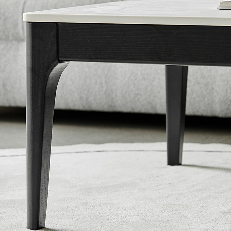 Table basse Minimalist, 15.74" H x 47.24" L x 23.62" W, Noir, noir, noir, noir