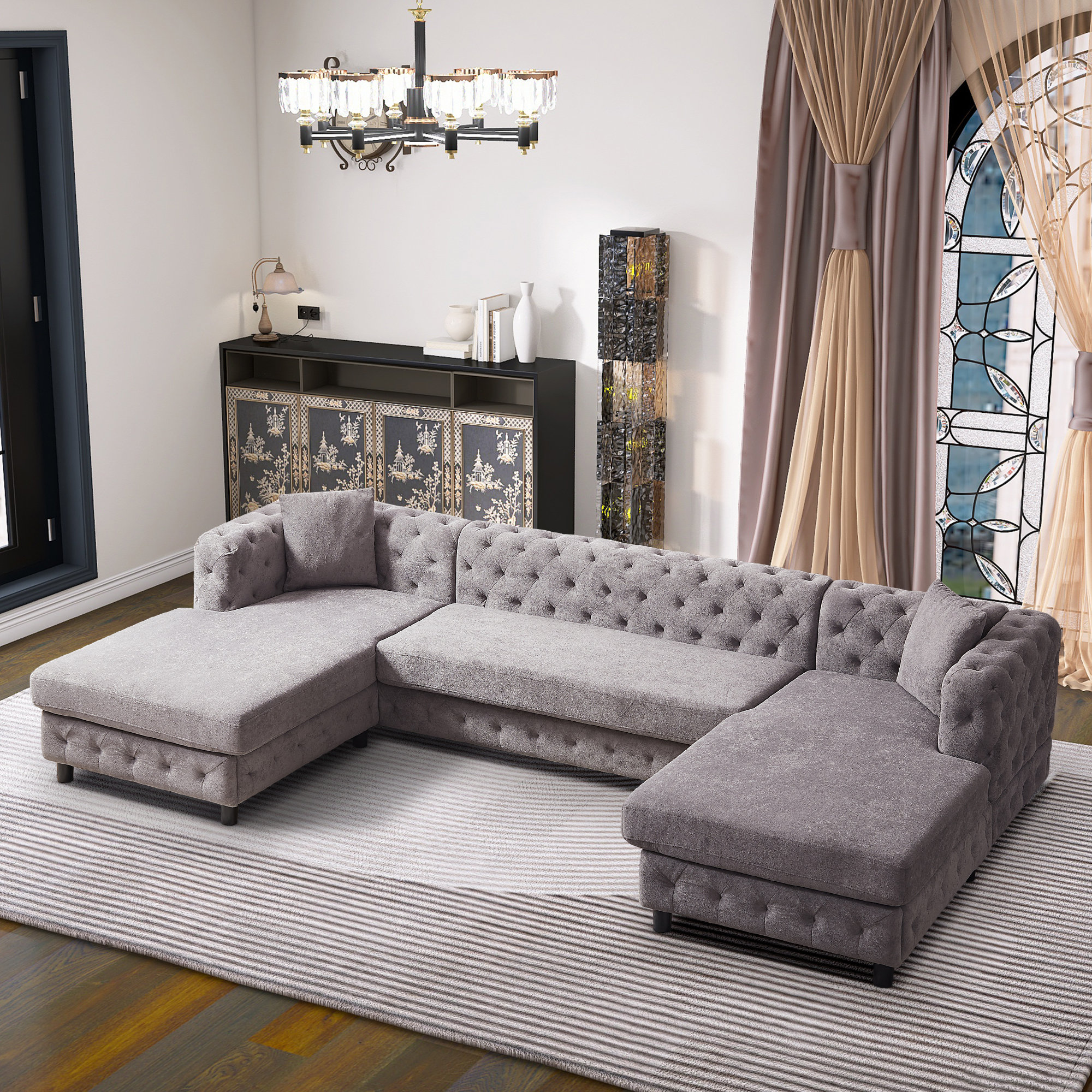 Rosdorf Park Oversized U-shaped Luxury Sectional Couch - Wayfair Canada