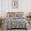 Ensemble de courtepointe légère surdimensionnée avec taies décoratives Khari par Southshore Fine Linens