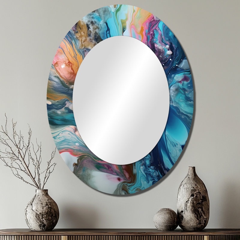 Miroir mural Teal, 40 po x 30 po