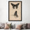 Animal Art Vintage Butterfly Scientific Drawing Graphic Art on Wrapped Canvas
