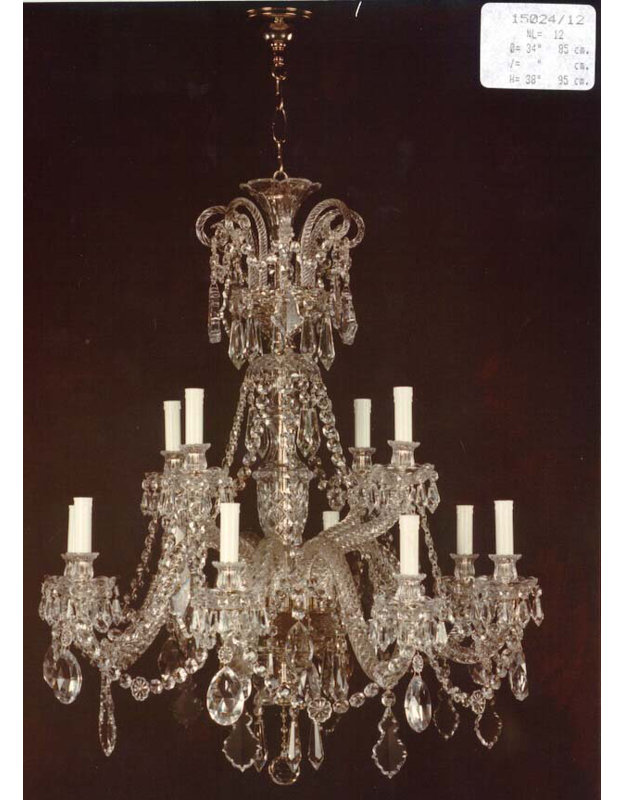 Crossville 9 - Light Candle Style Chandelier