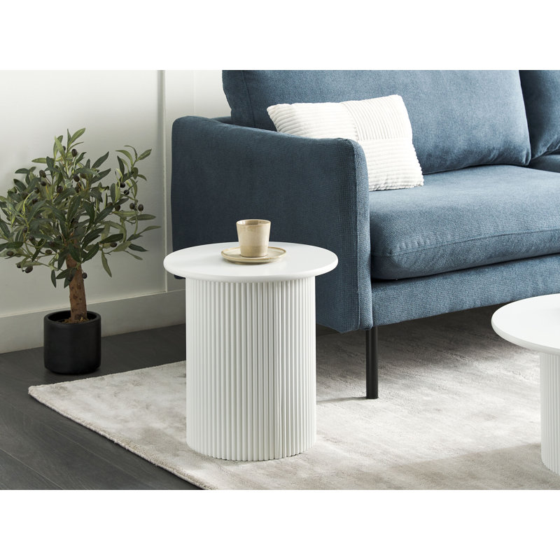 Falun Pedestal End Table