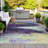 Machine Washable Indoor/Outdoor Xhevrie Purple Rug-111823633