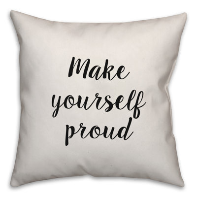 Coussin Make Make Yourself Proud