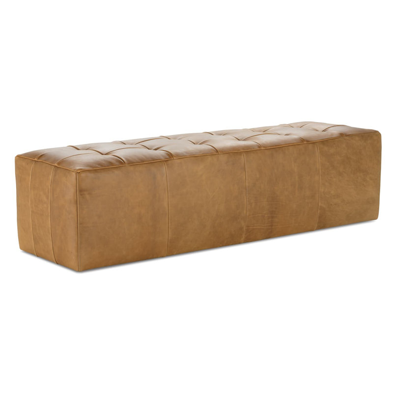Leather Ottoman