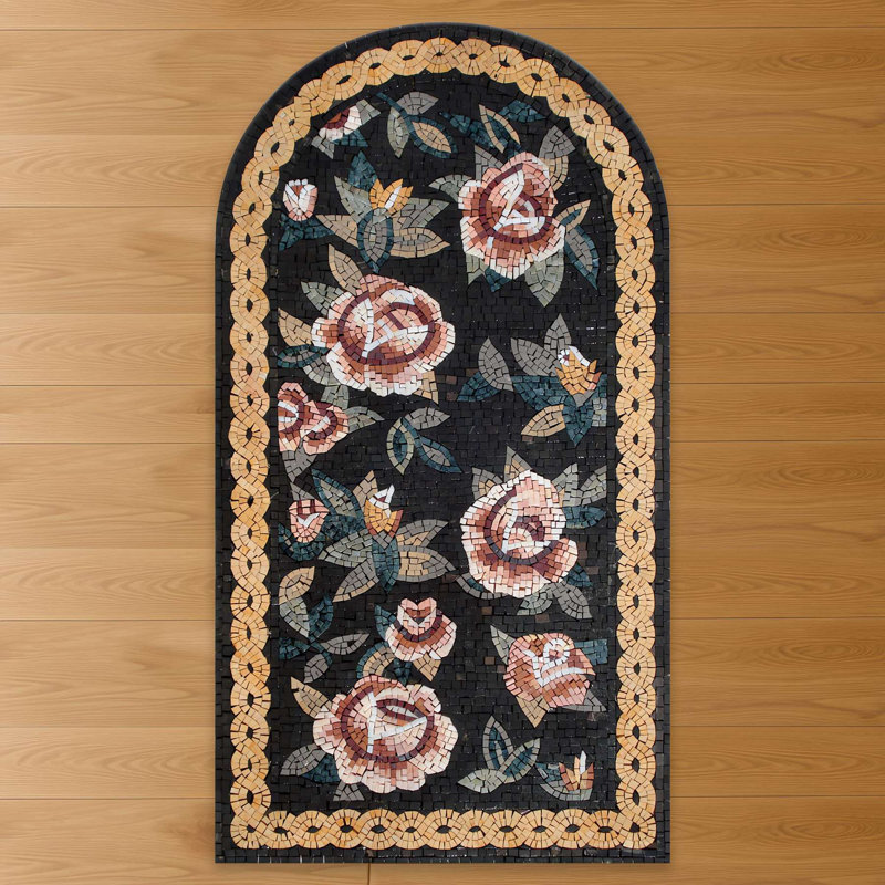 Chemin de table en mosaïque