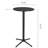 Round Metal Base Dining Table-95377414