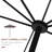 Outsunny 9' X 7' Solar Umbrella