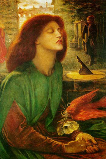 Beatrice bienheureuse-impression non encadrée, H 36 po x l 24 po x P 1,5 po