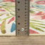 Tapis d'intérieur / extérieur à motif floral beige / rose / vert Runa-358419817