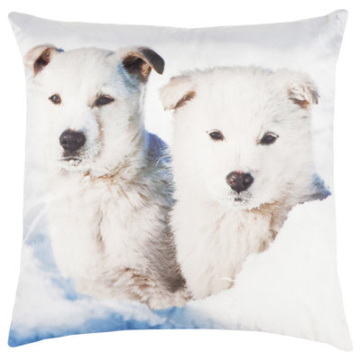 Puppies Throw Pillow