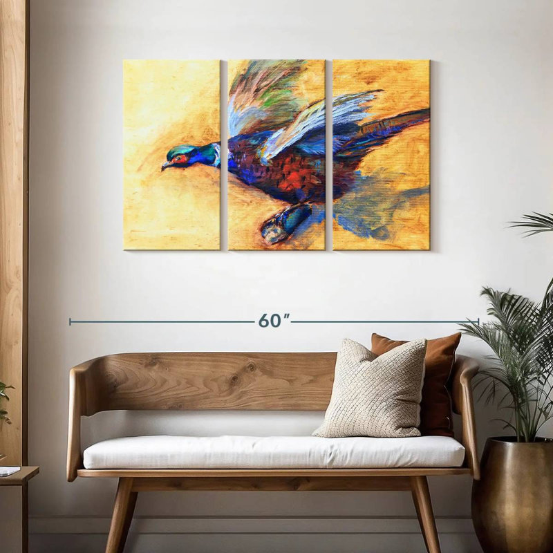 Brampt Pheasant, 28" H x 45" W