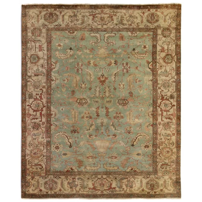 Antique Weave Serapi Wool Oriental Area Rug, Rectangle 8' x 10'