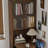 Walnut Curved Solid Wood desk-108687337-108687338