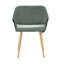 Chaise de bureau en velours-243262748-263593707