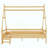House Platform Bed With Stairs, Solid Wood Bed Frame, Low Profile And Childlike Fun Design-2007203776-2007203778
