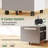 Metal Mobile File Cabinet with 2 Drawers