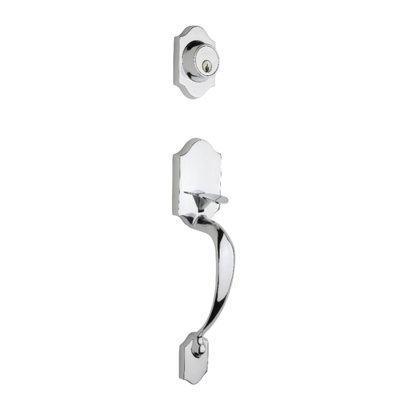 Heritage Handle With Deadbolt Universal/Reversible Entry Set