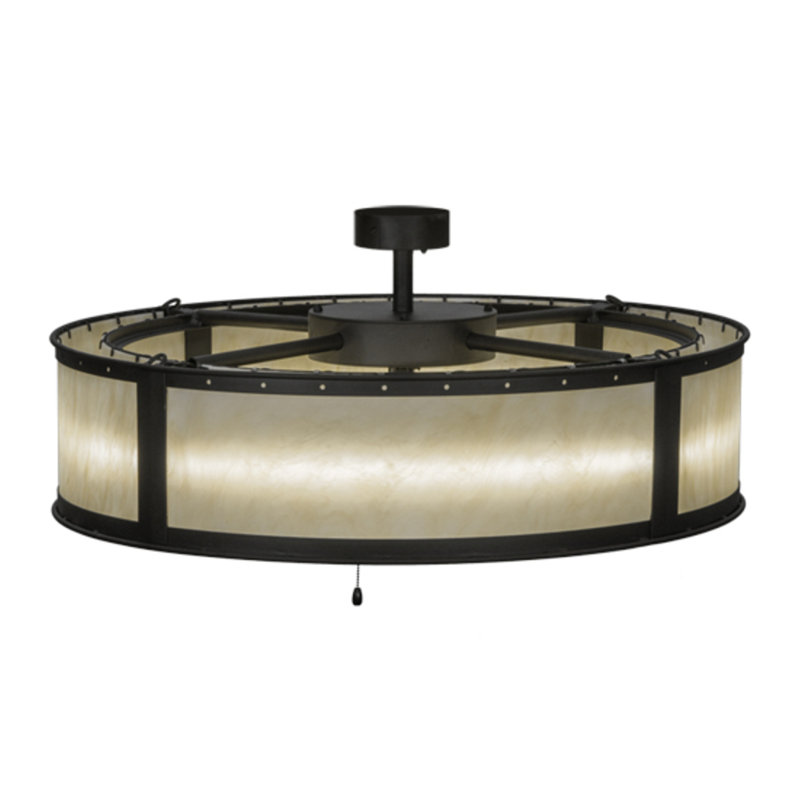 Smythe Craftsman LED Downrod Ceiling Fan