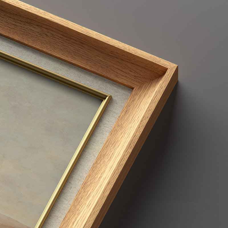 Ensemble de 2 œuvres d'art encadrées de qualité supérieure sur toile de qualité supérieure avec cadre de 26 po x 36 po