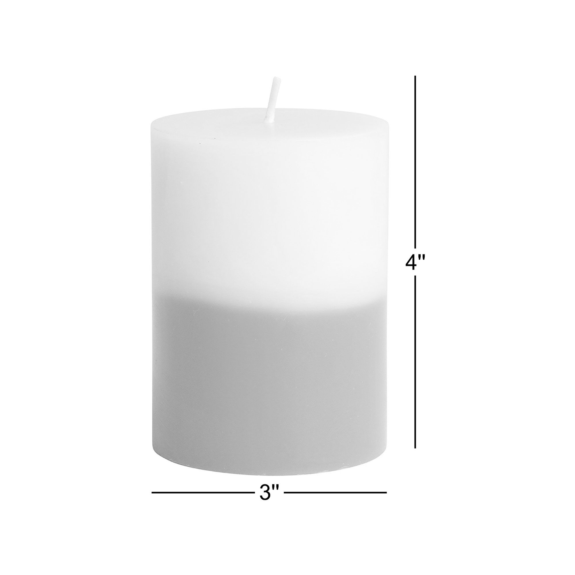 Unscented Pillar Candle, Red