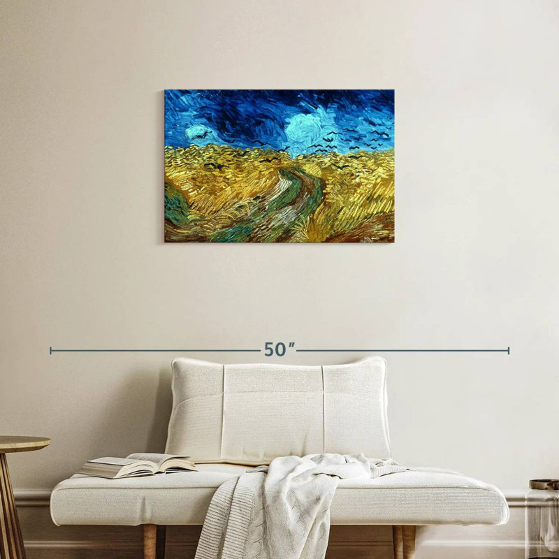 Avery Wheatfield With Crows 1890, 20" H x 30" W