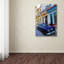 «Watage Blue Studebaker in Havana», reproduction de photo sur toile tendue-33404730