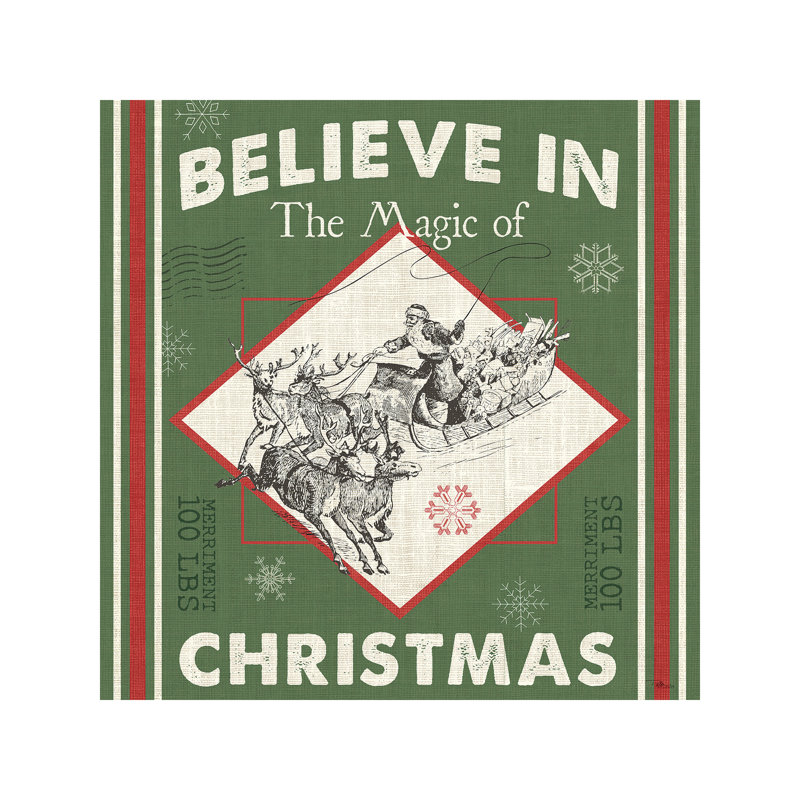 Believe In The Magic Ii by Pela Studio - Wrapped Canvas Print, 45.72 cm H x 45.72 cm W x 1.91 cm D