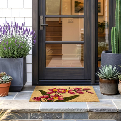 Orchid Outdoor Doormat