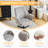 28.5“ W Velvet Dovetail Swivel Office Chair-282804784