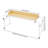 47.24" Mobile Overbed Table Height Length Adjustable Bed Desk With Wheels