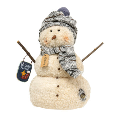 Winter Charm Christmas Stuffed Holiday Accent