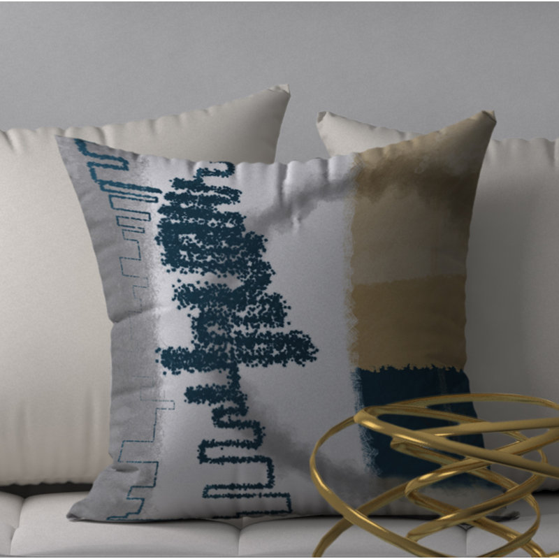 Housse de coussin décorative carrée/insert, 20 po X 20 po