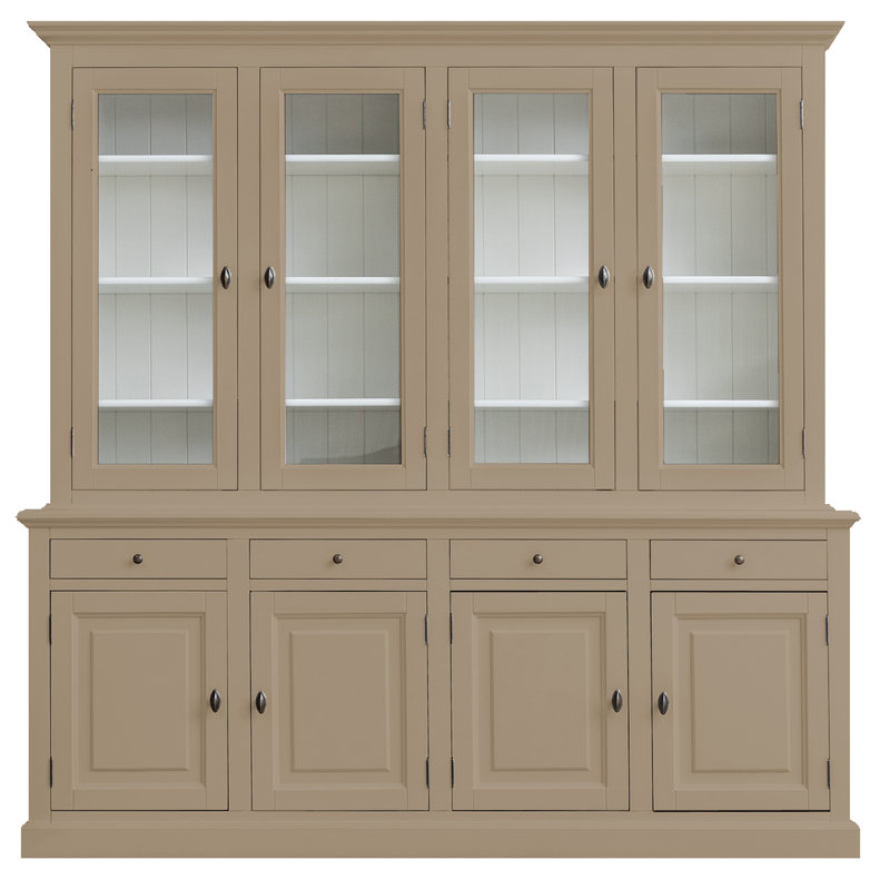 Babak Display Cabinet, Grey Beige