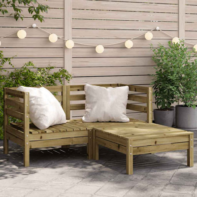 Tomohon 127cm Wide Rectangle Patio Sofa