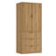 Armoire-penderie autoportante en bois avec miroir et 3 tiroirs l 70,9 po x l 29,9 po-1316336262