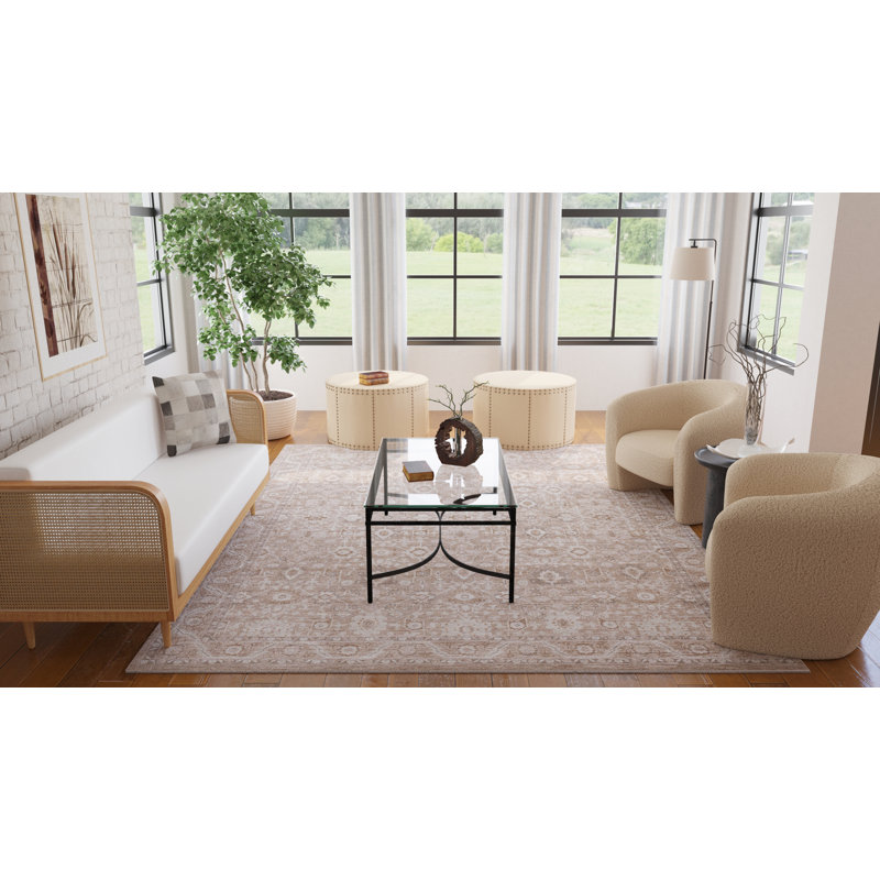 Aldercy Performance Oriental Rug, Rectangle 8' x 10'