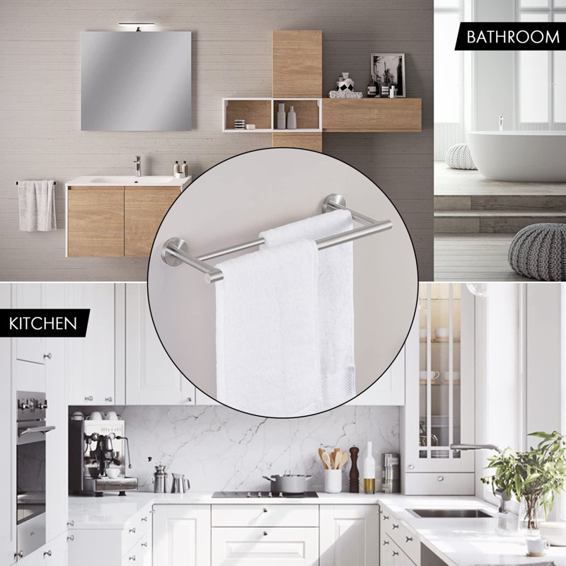 Raeann 40cm 2 Wall Towel Bar