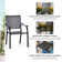 Argyri 8 - Person Metal Patio Dining Set with Extendable Rectangular Table