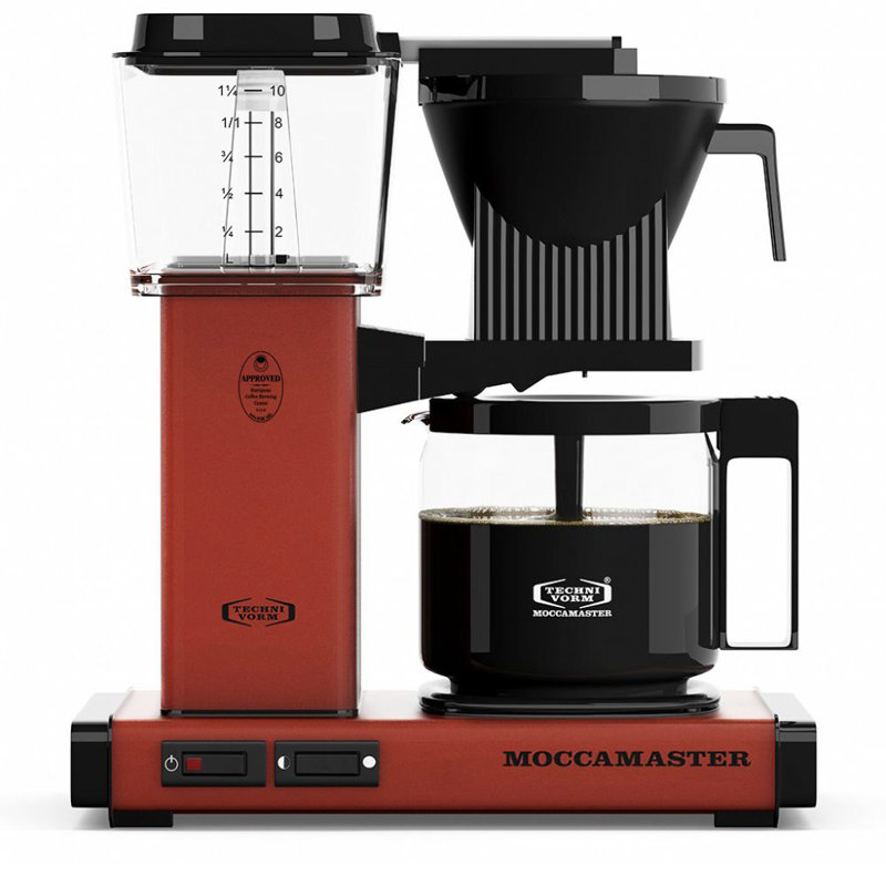 Cafetière 10 tasses Moccamaster, Rouge brique
