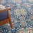 Ankara Global Bordered Navy Multicolor Area Rug-137521280