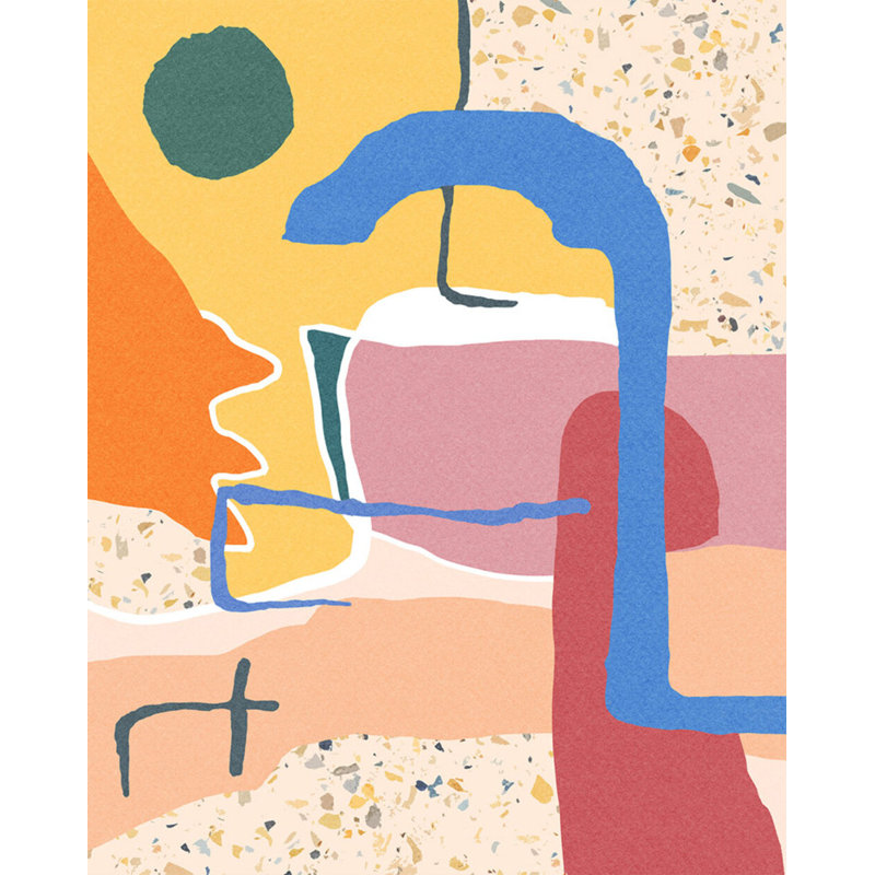 Terrazzo 3 Print by THE Studio, 41" H x 34" W