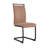 18.9 " H Genuine Leather Upholstered Side Chair